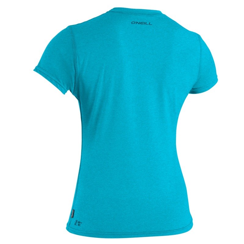 O'Neill Women's Hybrid S/S Sun Shirt Turquoise S