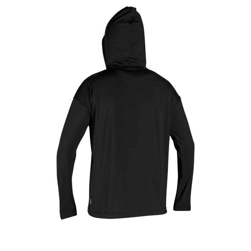 O'Neill Women's Side Print L/S Hoodie BRNTCORAL/ARTAGEO M