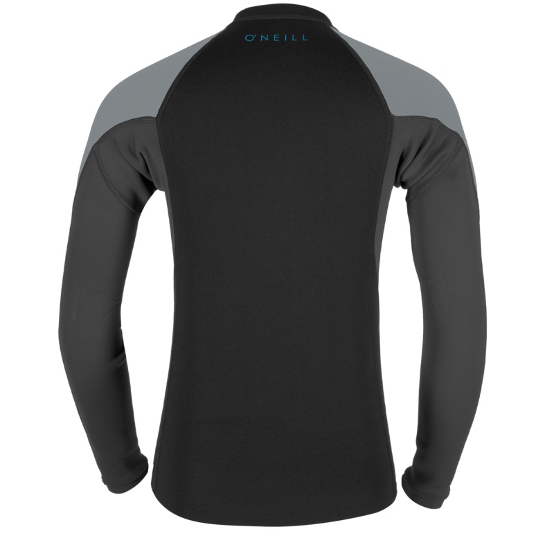 O'Neill Youth Reactor-2 2mm Front Zip Jacket Blk/Graph/Coolgry 10