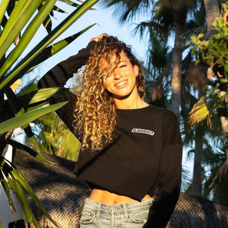 Slingshot Contained Fleece Crop Top M