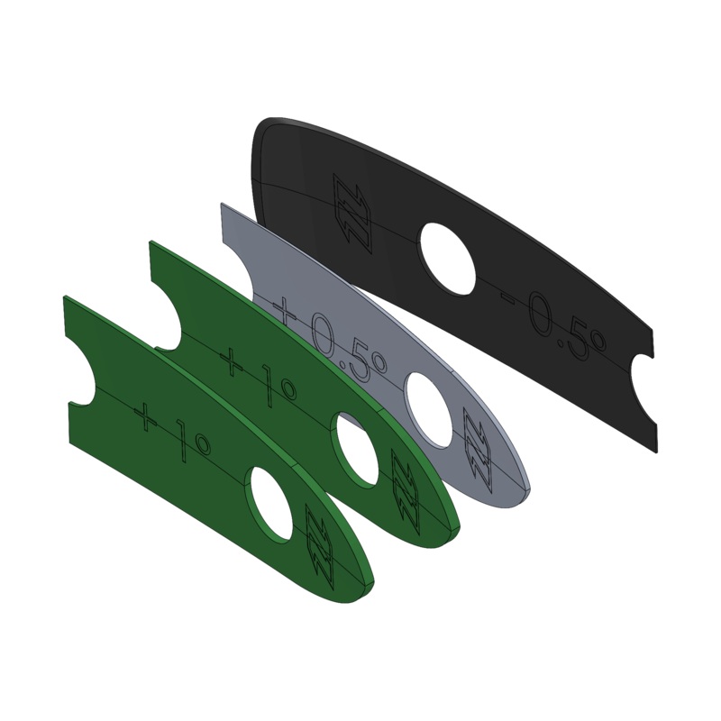 North Sonar Stabilizer Shim Kit