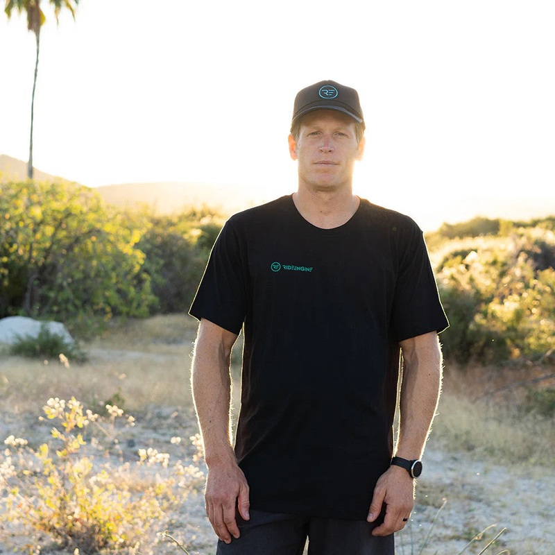 Ride Engine Men's Wordmark T Black S