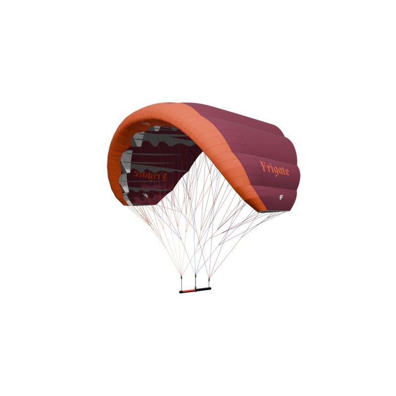 F-One Frigate Parawing Flame/Wine 2.5m