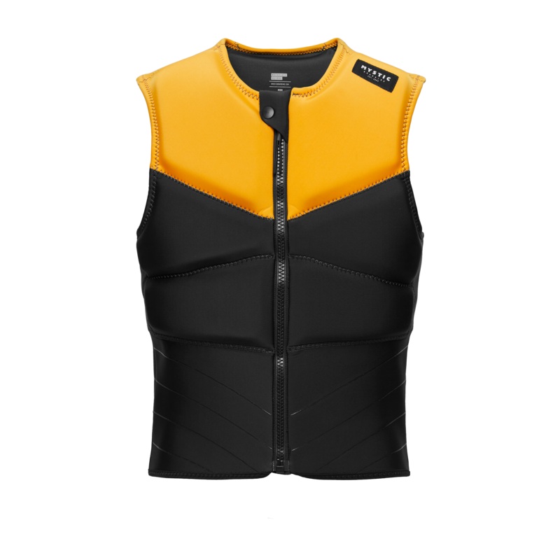 Mystic Block Impact Vest Fzip Retro Orange L