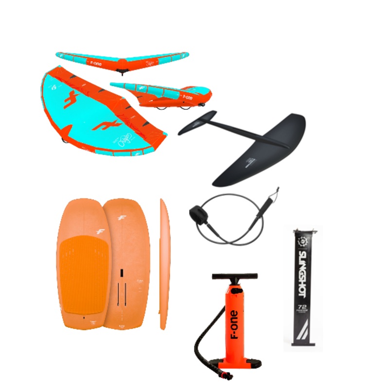 Beginner Wing Foil Package for Large Riders A - ABYSS / FLAME