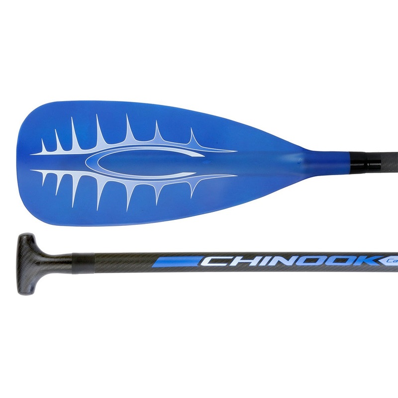 Chinook Blue Hybrid Carbon Adjustable SUP Paddle