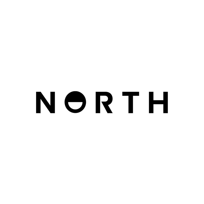 North Wordmark Cut Out Sticker Large set of 25