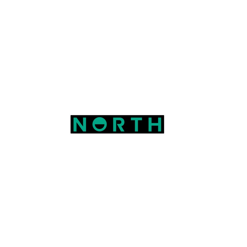 North Wordmark Promo Sticker Small set of 10