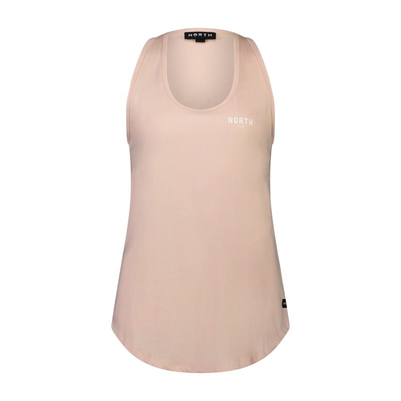 North Explorer Tank Tee Women Pink Clay L