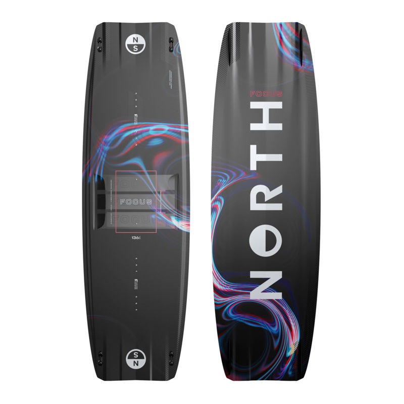 North Focus Hybrid 2024 Twintip Kiteboard 133x40cm