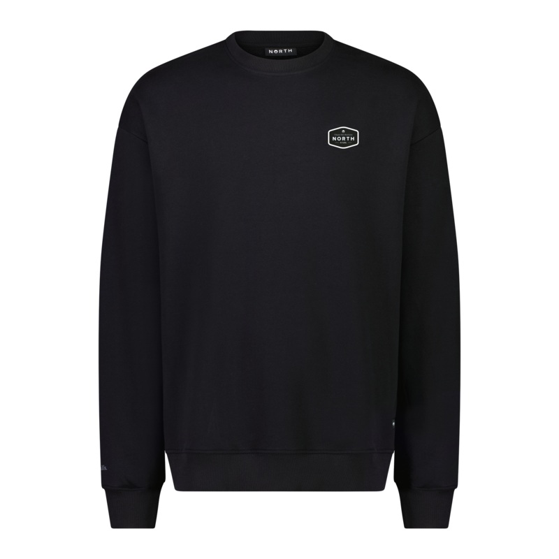 North Horizon Badge Crew Sweat Black L
